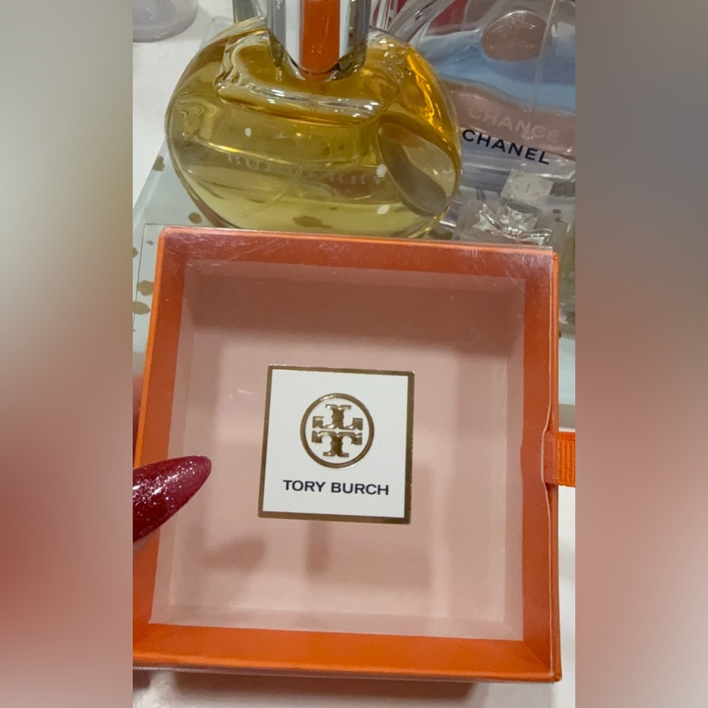 Tory Burch Gold and Orange Body Oil